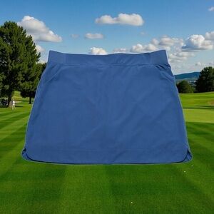 32 Degrees Cool, Athletic Skort, Plus Size XXL, Blue Gray